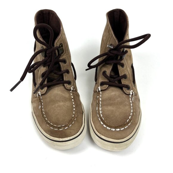 Sperry Topsiders Boy's Bahama Chukka Boot Shoes Mid-Top Suede Casual Size 4.5 - Picture 2 of 7